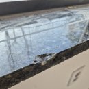 가회식당 | 종로 창가 깨진 젠다이 복원 천연대리석 모서리 패임 부분 보수