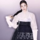 김연아 디자인 한복, 뉴욕 타임스퀘어에 떴다 이미지