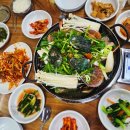독일로특산물 | 남해여행 현지인 맛집 동천 식당 멸치회무침 해물전골 독일마을 근처 주말 방문 후기