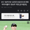 심우준 보상선수는 투수 한승주 였네요… 이미지