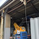 금호타이어(주) 곡성공장 | 장성 12톤 크레인 작업 후기 낮은 천장 아래 12톤 크레인으로 2톤 소형 컨베이어 인양 성공!