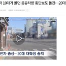 어제 고향 내려왔다가 무면허 16살의 졸음운전 역주행차에 치여 사망한 대학생. 이미지