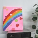 아크릴 캔버스화 그리기 이미지