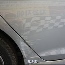 현대 LF소나타 하이브리드 - 우측 뒷문/뒤휀다 판금도색 수리전/수리후 사진 포항외형복원전문점 JK자동차 이미지