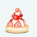 수채화로 그리는 디저트 이미지