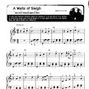 Piano - SBS / A waltz of sleigh 악보 이미지