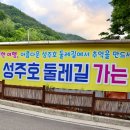성주호 둘레길 성주호길 코스 이미지