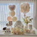 단이한복 | [단이👶🏻D+100🤍] 집에서 100일 셀프촬영 도전! 체리쉬 모먼트 스튜디오 에프리콧데이지 백일상 대여 후기🤍