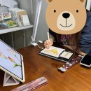 수채화와 디지털 보태니컬 드로잉 이미지