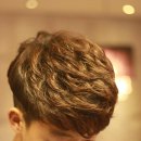 창조헤어칼라 | 【투블럭 쉐도우펌】/ 오렌지브라운 헤어칼라 염색 /스크레치 커트 후기