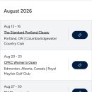 2026 LPGA TOUR SCHEDULE 이미지
