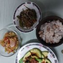 김치도 없는 풀반찬 이미지