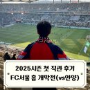FC서울 직관 후기 2025 K리그 2라운드 홈 개막전 vs FC안양 서울월드컵경기장