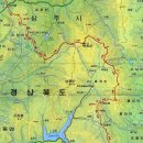 둔전초교 삼거리(백두극동 앞) | 백두대간 제13구간 - 큰재에서 지기재까지