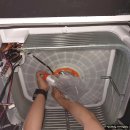 양산도서관 화장실 | 양산 관공서 에어컨청소, 천장형 시스템에어컨부터 원형에어컨까지