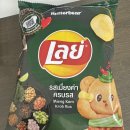 태국 7일레븐 필수 과자! 레이즈 감자칩 Lay’s 미앙캄(Mieng Kam) 맛 솔직 후기 🍃