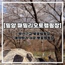 패밀리오토캠핑장 | [밀양 패밀리오토캠핑장] 벚꽃캠핑장 추천 (+명당, 사이트별 개화상황)