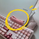 몬스타가츠X108 보글보글 딸기샤베트 유선 키보드 실사용 후기