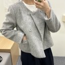 도매택 코트 에제다이어리 브러쉬 울 더블 착용 후기