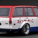 티케이컴퍼니(TK.Company) ignition model 1/18 닷새 블루버드 (510) Wagon Red/White/Blue 완제품