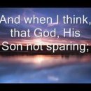 How Great Thou Art with lyrics performed by chris rice 이미지