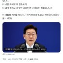 이재명 대통령 트위터 ＜국민여러분 죄송합니다. 냉정한 국민의 평가를 겸허하게 받아들입니다.＞ 이미지