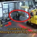 지게차 사고 모음-Forklift Accidents Caused by Moving Forward Fully Loaded | Forkli 이미지