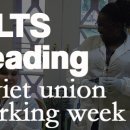 IELTS Reading Passage 043 - soviet Union working week 이미지