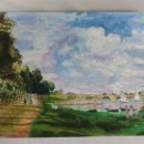 뎃생 수채화 이미지