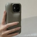 하얀Leather | 더소프트아이보리 thesoftivory 아이폰 케이스 추천 소프트 레더 쿠션 케이스 클레이 내돈내산 후기