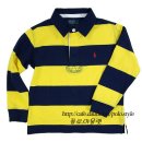 BOYS Pieced Stripe Rugby-Slicker Yellow Multi 이미지