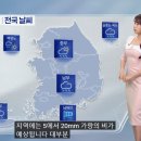 와! 소리나오는 기상캐스터 눈나 몸매 이미지