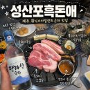 성산포사랑 | 제주 섭지코지근처 맛집 성산포흑돈애 흑돼지 동쪽 현지인 추천