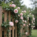 하얀정원 | 하얀울타리 빨간 덩굴장미 이렇게 정원꾸미면 예쁠까요? (키우는법 공부!)