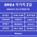 2024년도 건축직 7급 국가직/ 서울시/ 군무원 채용일정 이미지