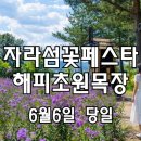 가평 자라섬 초여름꽃 · 춘천 해피초원목장 · 춘천닭갈비 · 등선폭포 이미지