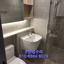 파주 운정 욕실 인테리어 : 운정 그랑베뉴 2차 안방 욕실 타일 덧방 및 레이저 레벨링 정밀 시공 현장