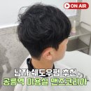 (주)뉴젠파마코리아 | 공릉역 남자미용실 맨즈코리아 추천 남자 쉐도우펌 후기