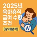 2025년 육아휴직 급여 수령 조건(상세분석)