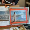 감성오일파스텔화 이미지