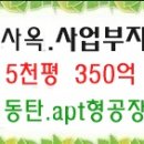 동탄 사업부지 준주거 5,000평 350억(건페율60%/용적율300%, 지식산업센터.업무용)..동탄2신도시 토지 350평 25억 이미지