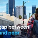 L.A.의 주택 위기 - 노숙자와 고급 부동산 사이 (The housing crisis in Los Angeles - Between 이미지