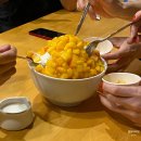 광교 눈꽃빙수 맛집 &lt;빙수고래&gt; | 메론빙수, 복숭아빙수 (애견동반 가능 카페)