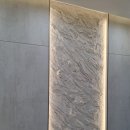 자재병원 | 암석미장 조각 시공 후기｜보나토 자재로 완성한 스톤미장 작업