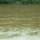 북한쪽 폭우로 계속 불어나는 임진강 ...2009년 악몽이 되살아나... 이미지
