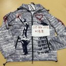 탱고 호텔 바람막이 재킷 뱅크시 그래피티 tango hotel banksy wall windbreaker jacket 이미지