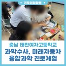 태안여자고등학교 | [진로프로그램] 충남 태안여자고등학교 과학수사, 미래자동차 융합과학교육 진로체험