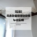 곡촌 | [김포도배] 양촌읍 곡촌마을희영아파트 누수 도배시공 후기