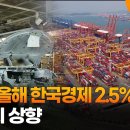IMF "올해 한국경제 2.5% 성장"…전망치 상향 이미지
