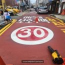 무인단속구간 표지판 이미지